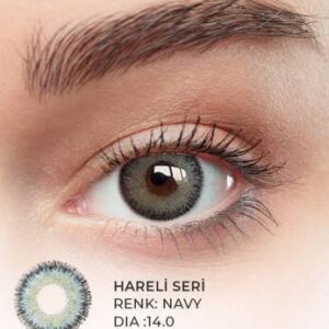Iconic Aylık Lens Hareli Navy